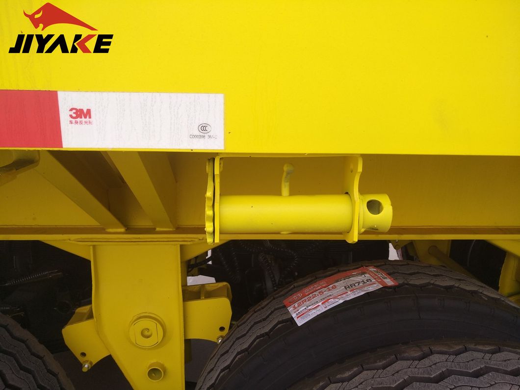 Jiyake Semi-Trailer 40 FT 3 Axles Flatbed Skeleton Semi Truck Trailer for Sale
