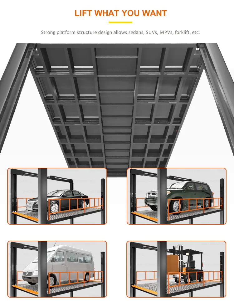 High Quality Low Cost Car Lift Hydraulic Car Elevator