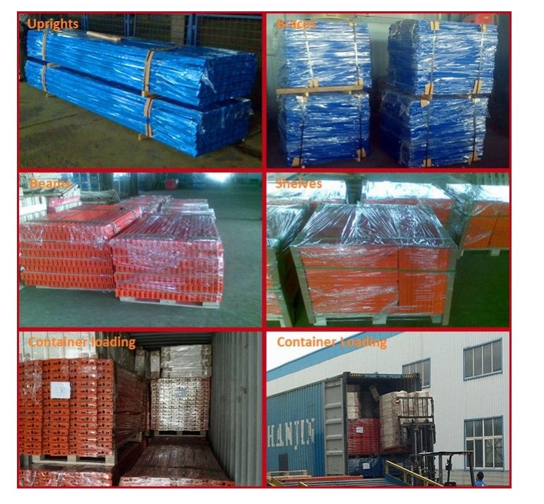 Double Deep Warehouse Storage Beam Type Racking System