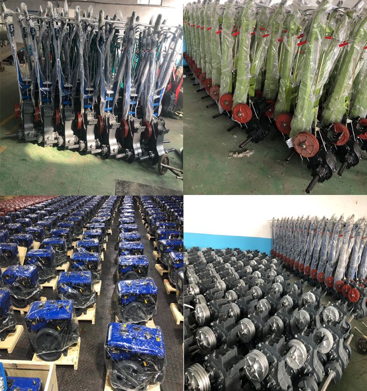 China Agriculture Mini Hand Tractor 18HP Two Wheel Walking Tractor to Zimbabwe Gana South Africa with Double Plough