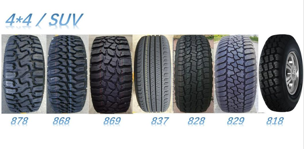Haida/Mileking Brand HD/Mk818/828/829/868/869/878 All Terrain Mud 4X4 SUV Jeep Tyre at/Mt/Rt Tires Lt215/75r15 6prlt225/75r15 6prlt235/75r15 6pr30X9.50r15lt