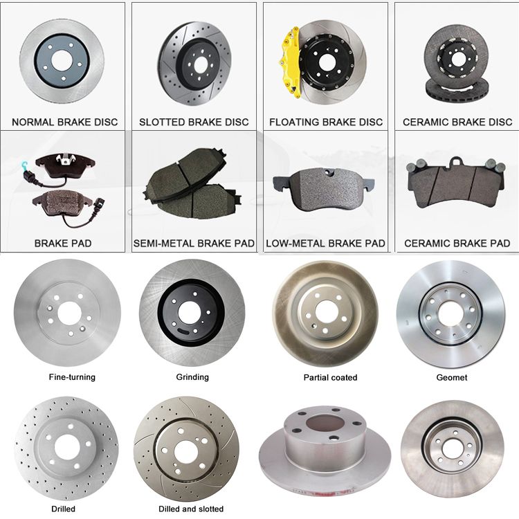 High Quality Auto Part Front Disc Rotor Car Ceramic Brake Disc for Toyota