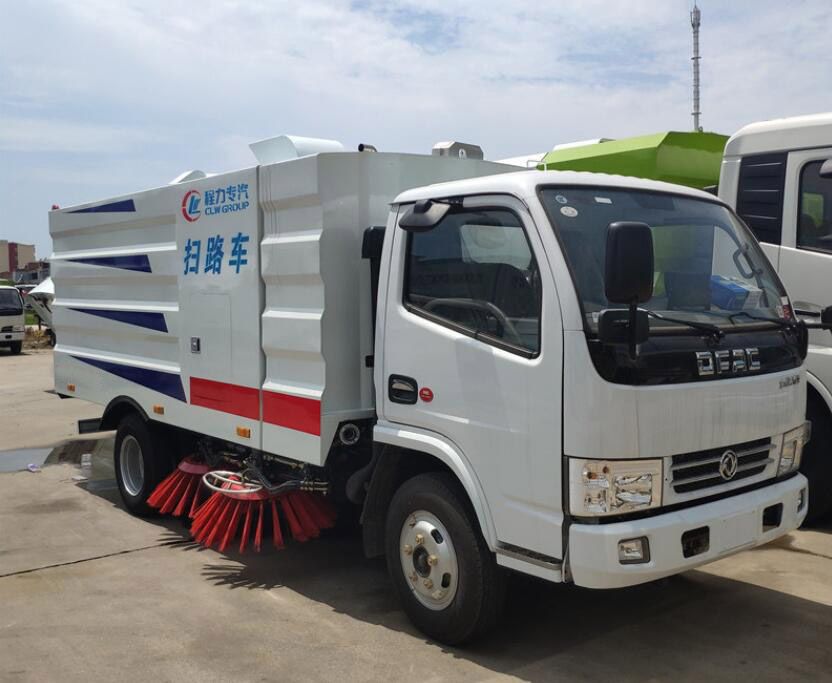 Dongfeng 4X2 Road Sweep Truck, Street Cleaner Trucks