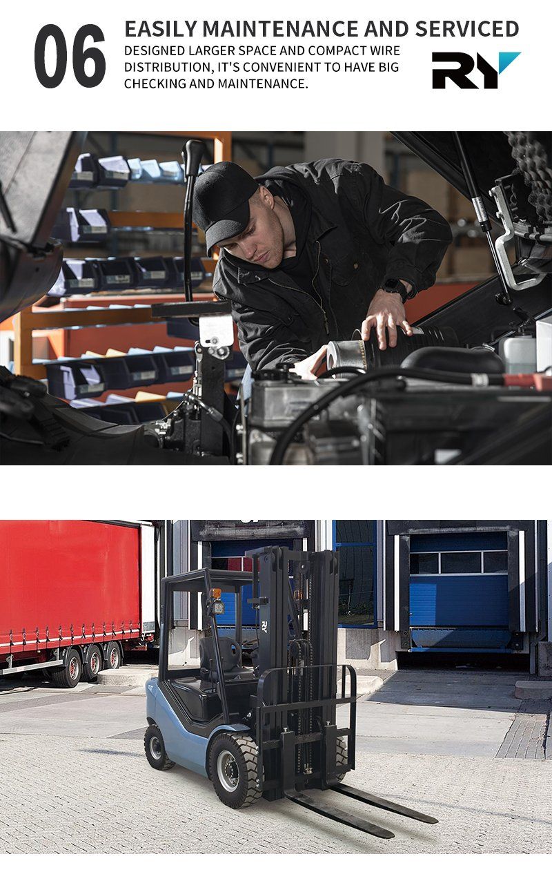 Royal Factory Supply High Power 5 Ton Heavy Duty Diesel Forklift Trucks