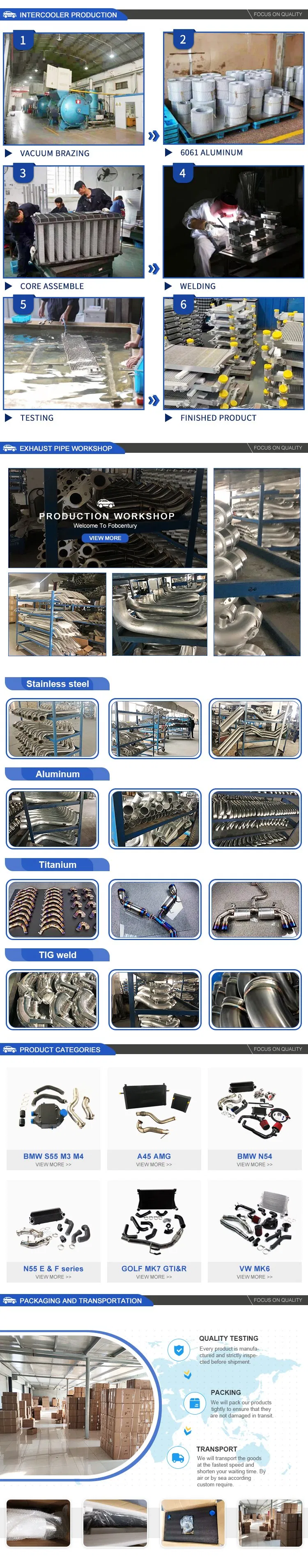 China Factory Ej20 Aluminium Newest Design Intercooler