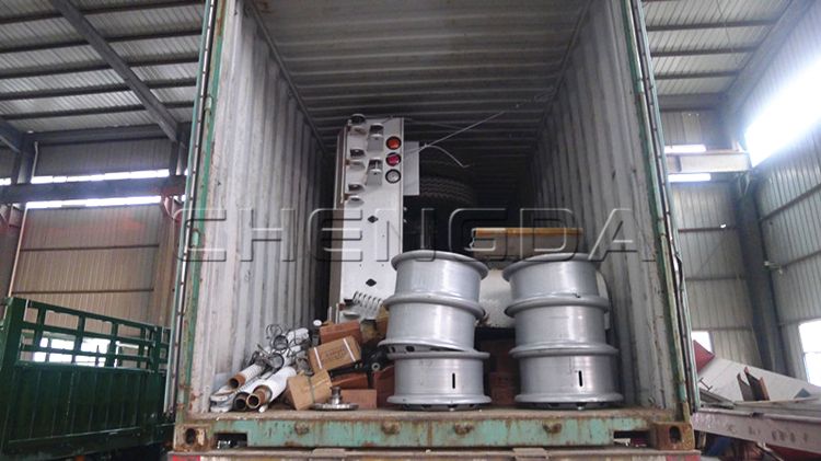 60t 3axles Heavy Low Loader Bed Semi Trailer