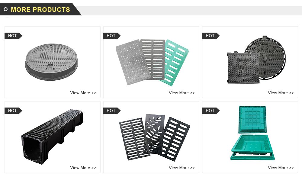 Heavy Duty Cast Ductile Iron Manhole Cover En124 900mm by 40mm Round with Frame Customizable