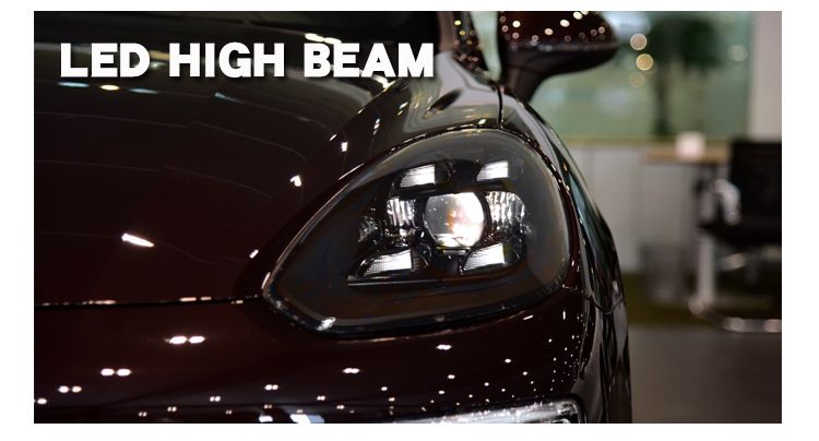 Car Headlights for Porsche Cayenne 2015-2017 Upgrade 2021 Pdls Style