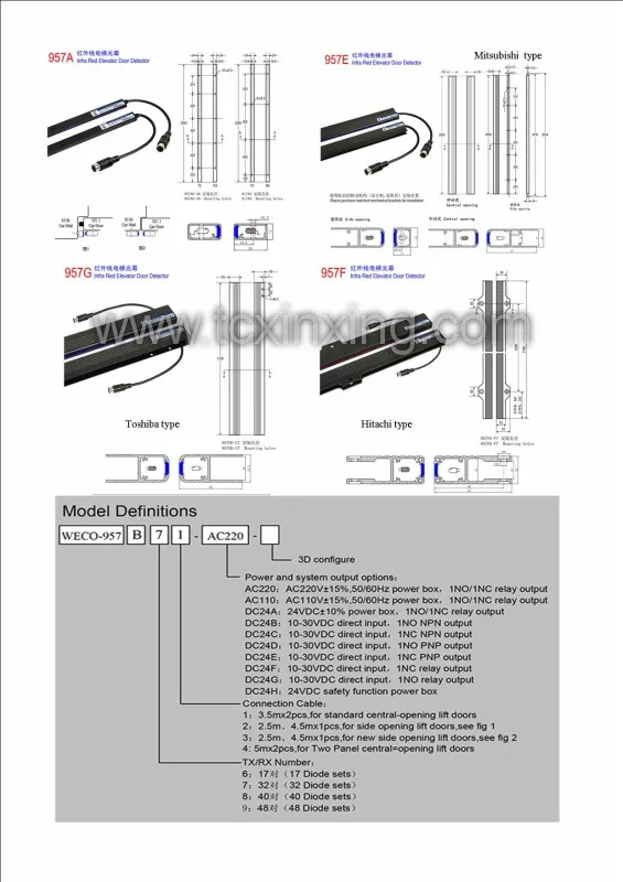 Elevator Parts Elevator Door Sensor
