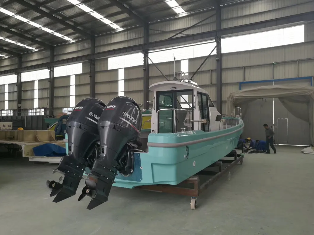 32FT 9.6m Panga Professional Fiberglass Fishing and Utility Boat for Sale