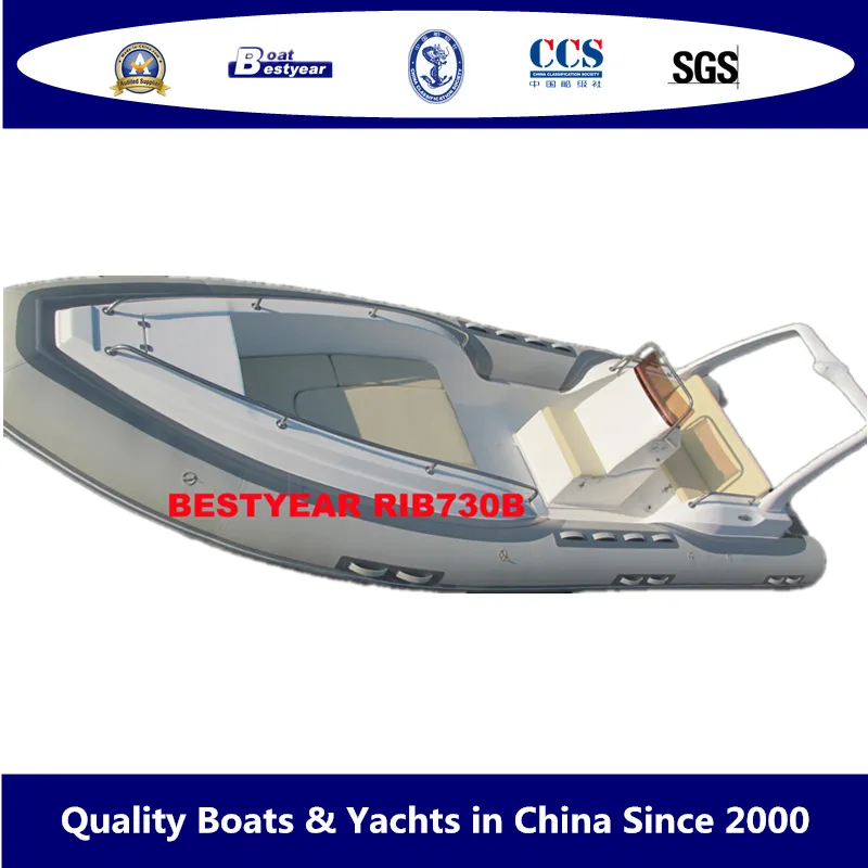 Bestyear Rigid Inflatable Boat of Rib730b