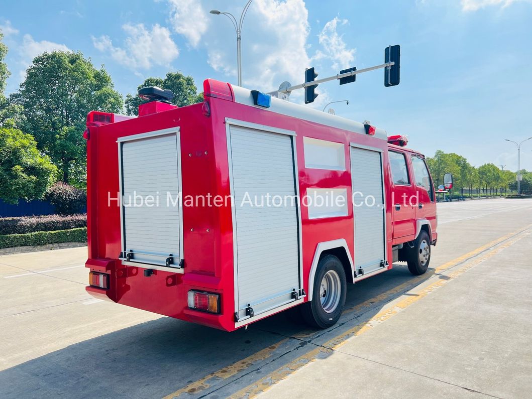 Isuzu 100p 2000 Liters Water Tank with 500 Liters Foam Tank Fire Fighting Engine Fire Fighting Tanker