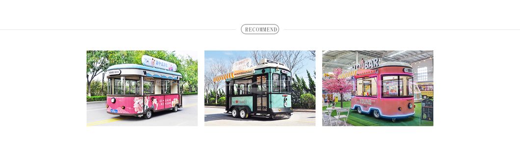 Jekeen 8.6m Unique CE Approved Customized Food Truck Manufacture with BBQ Grill and Various Cooking Pot-Time Bus