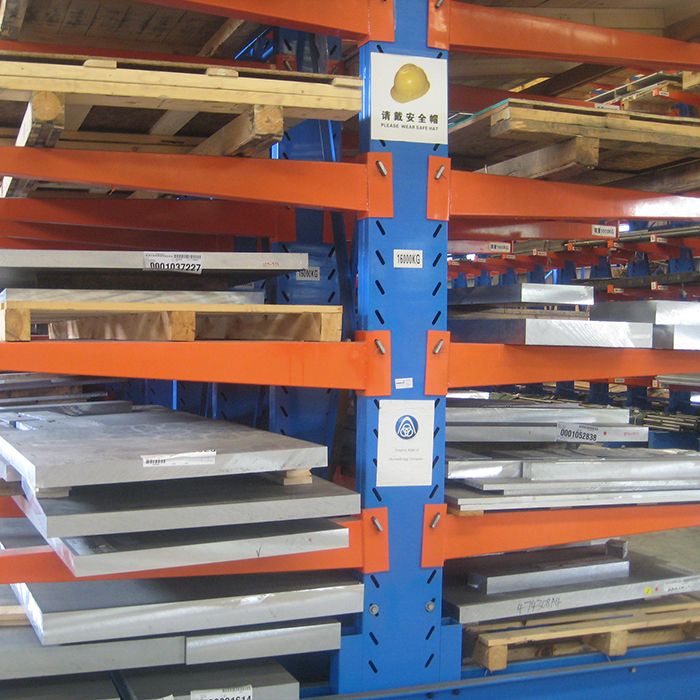 Adjustable Powder Coated Cantilever Arm Rack for Cold Storage of Long Material