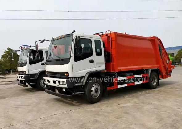 8cbm 9cbm 10cbm Dongfeng Hydraulic Automated Loading Garbage Compactor Compression Truck