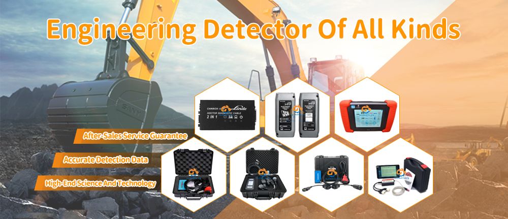 Excavator Diagnostic Tool, Electronic Service Tool, Engine Diagnostic Device Detector for Isuzu