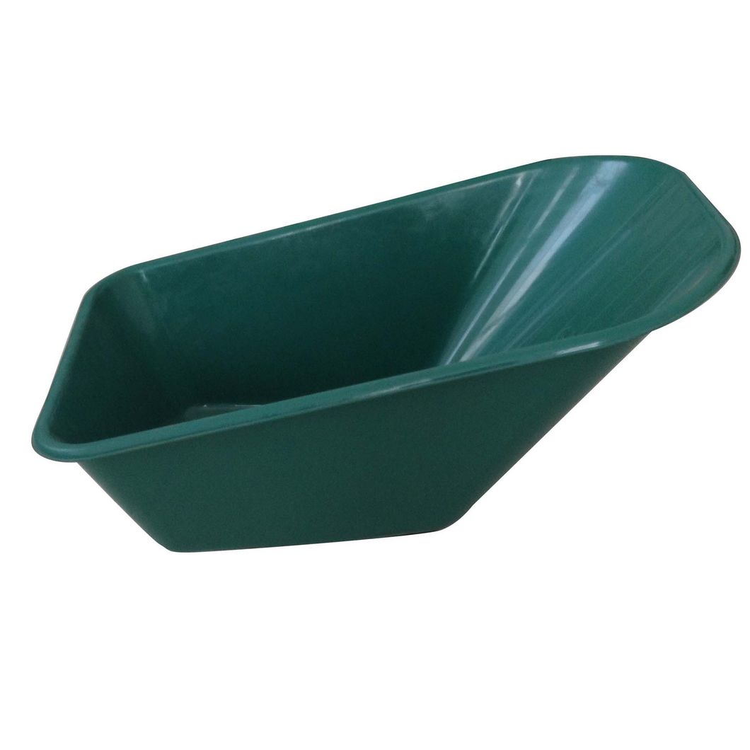 European Best-Selling Wheelbarrow with Plastic Tray and Plastic Wheel Rim