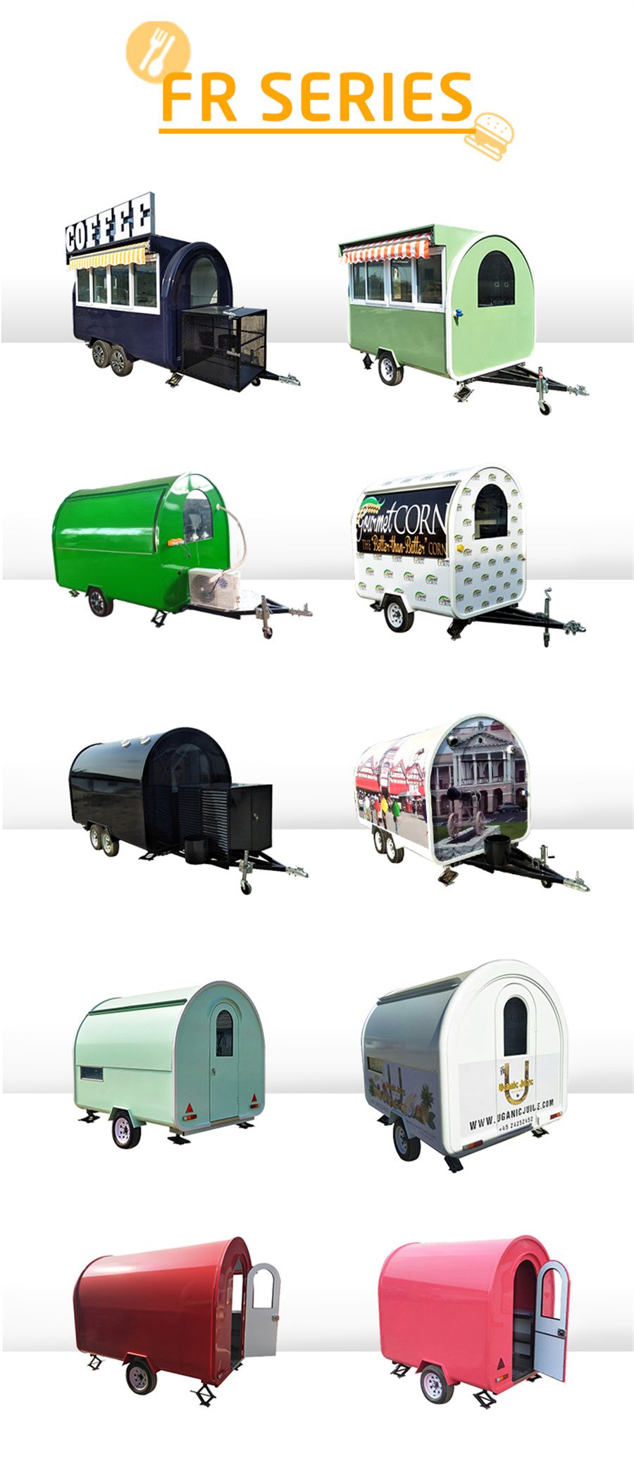 China Factory Made Travel Mobile Small Trailer