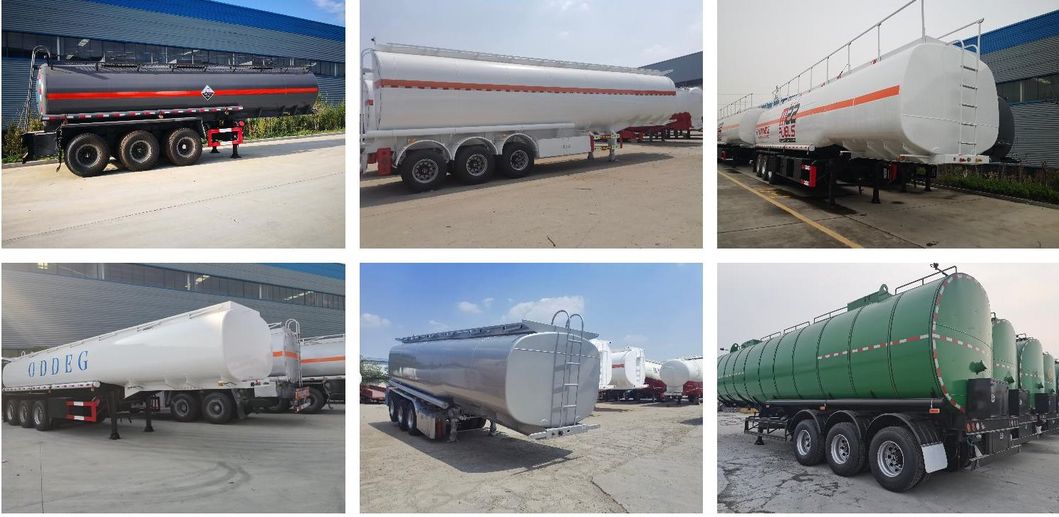 3 Axles 45000 Liters Oil Diesel Fuel Tank Semi Trailer for Sale
