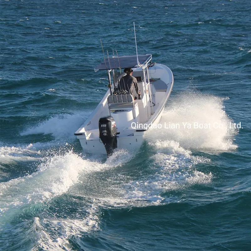 Liya 25FT Fibre Boat Center Console Fishing Boat Ce Approved