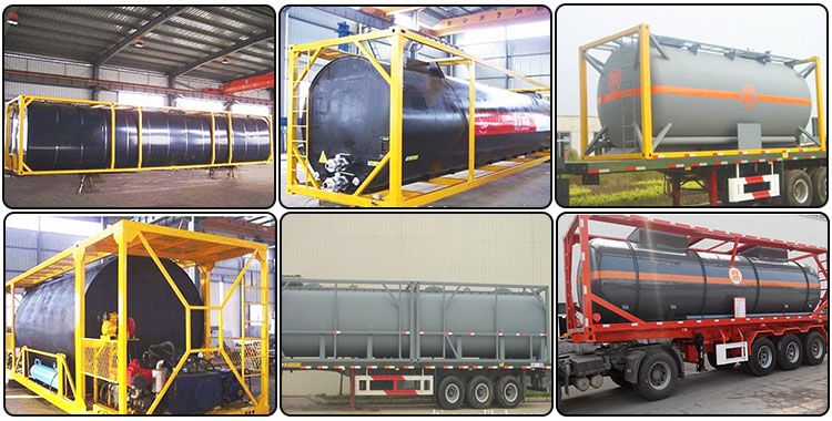 20FT T11 T14 Transport Tank Container Motor Oil Ase Oil 20FT ISO Tank Container