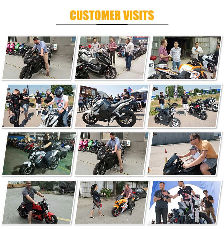 High-End Electric Motorcycle and Scooter with EEC Certificate