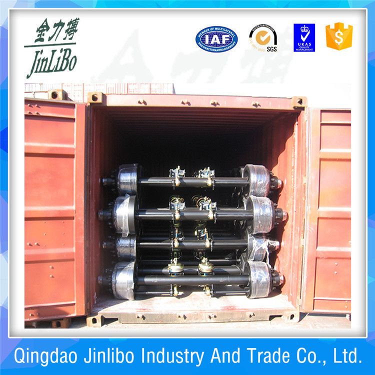 Fuwa Axle American Type Outboard 10 Holes 16t Axle for Trailer Parts