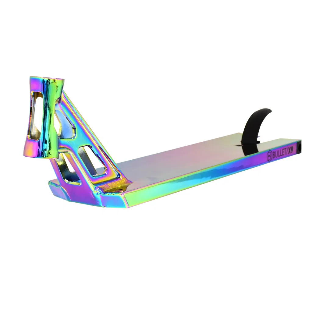 High Quality Factory Wholesale Professional 6061-T6 Aluminum Stutn Trick Scooter Decks Foot Kick Scooter Safety Deck Part