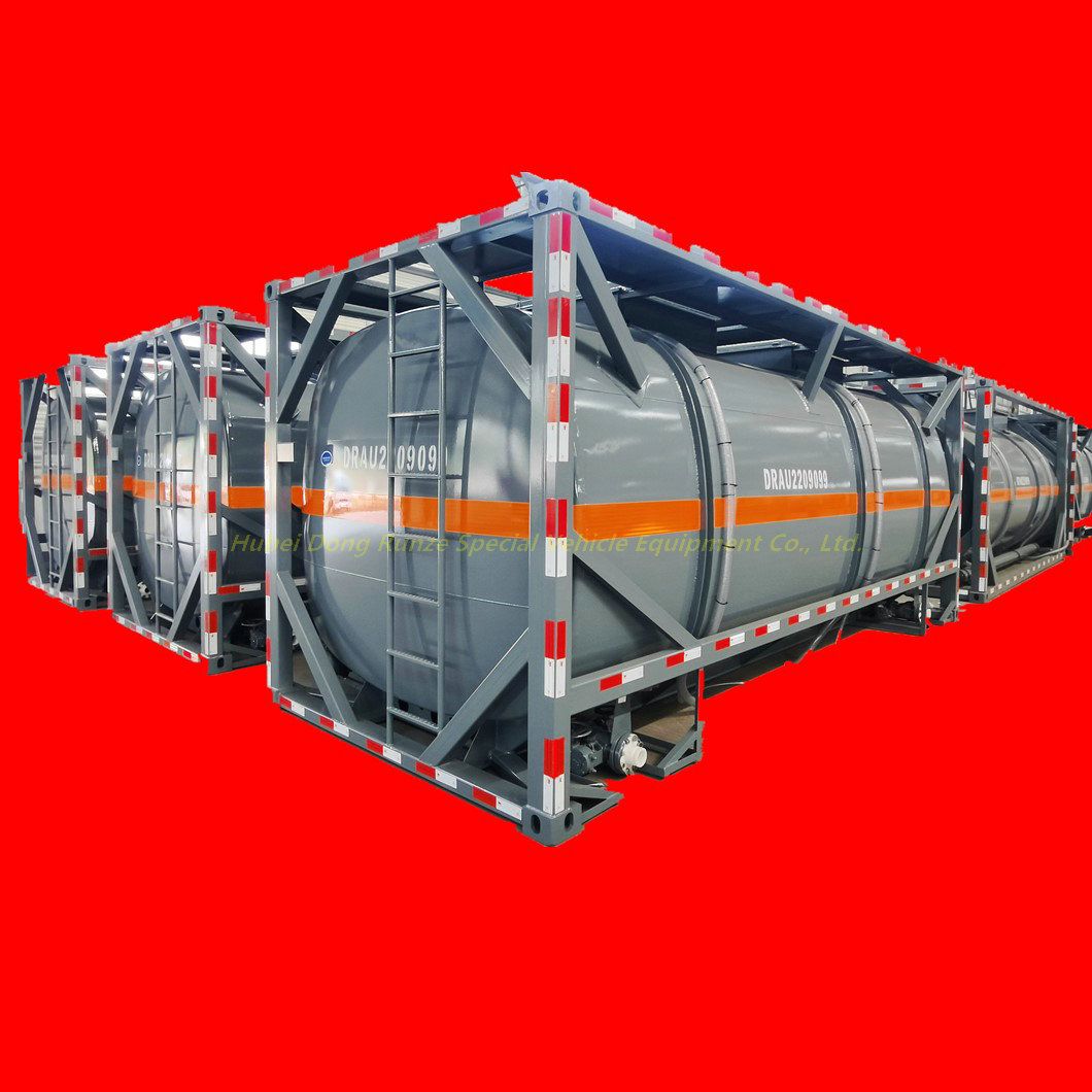 T22 Un1744 Portable ISO Tank Container 20FT Lining Lead for Bromine Storage Transport