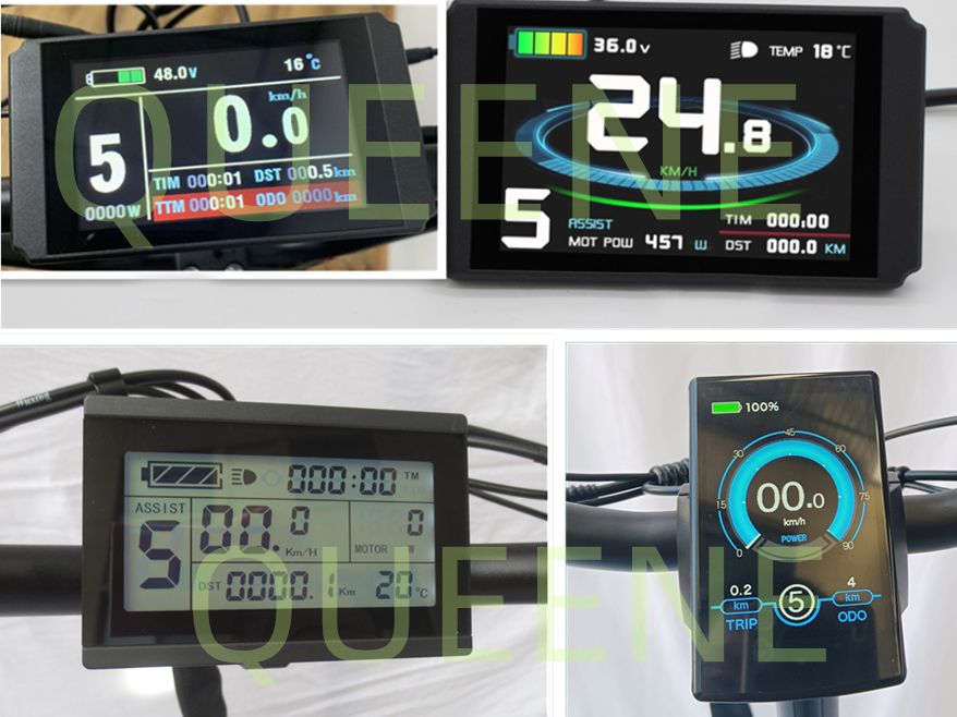 Queene 48V 350W500W750W Latest Model Fat Tire Electric Bicycle Lectrique Electric Mountain Bike MTB
