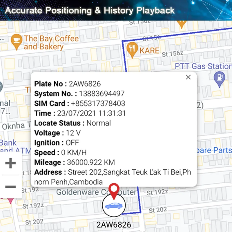 4G LTE Vehicle GPS Tracking Device Hot Selling Car GPS Tracker for Latin American Market