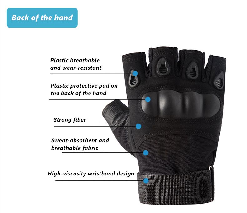 Outdoor Breathable Military Tactical Touch Screen Climbing Gloves for Cycling