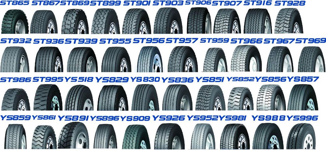 Different Sizes Light Truck Tires 7.00r16 700-16 St901 Good Price From China Factory