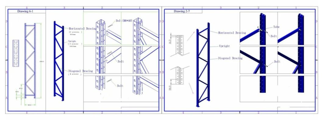 Tire Rack Stackable Warehouse Storage Tire Pallet Racking