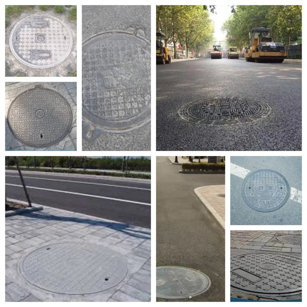 Luzhongbao Customized Heavy Cast Iron Nodular Cast Iron Manhole Cover