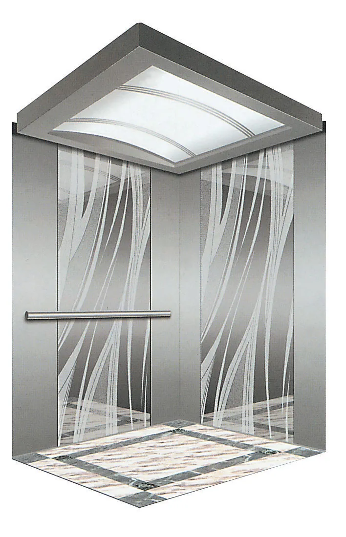 High Quality Passenger Elevator with Luxury Decoration Cabin