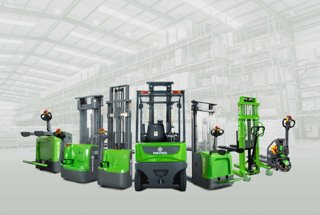 1.5 Ton Scissor Narrow Aisle Electrical Batteries Forklift Machine