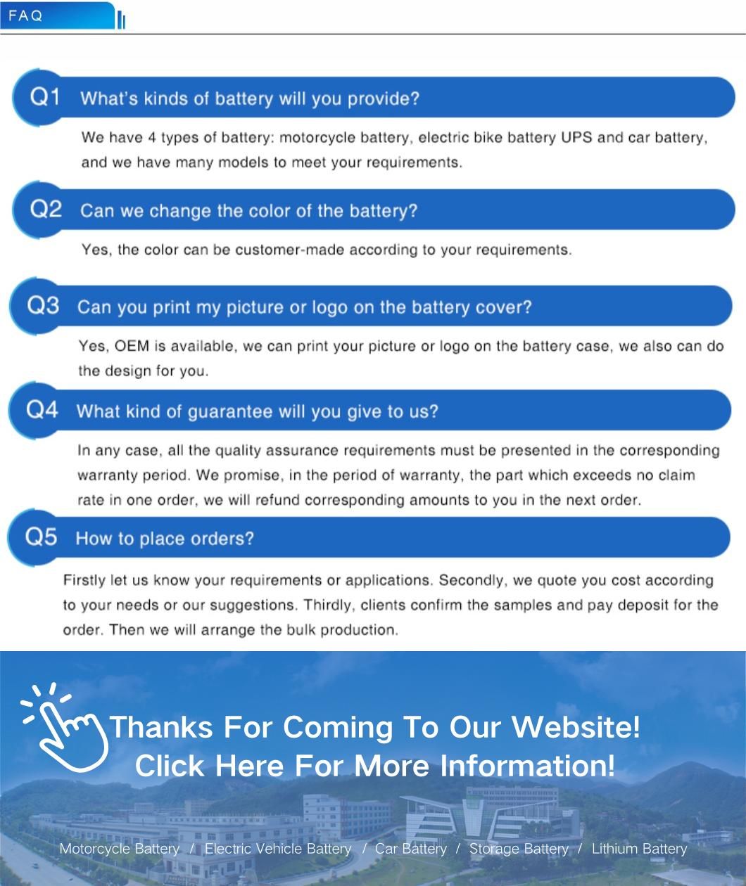 Agm Japanese Jis Cars/Vehicle 340 Cca 32 Ah 36B20R Ns40Z Japan Car Battery For Starting Energy Storage