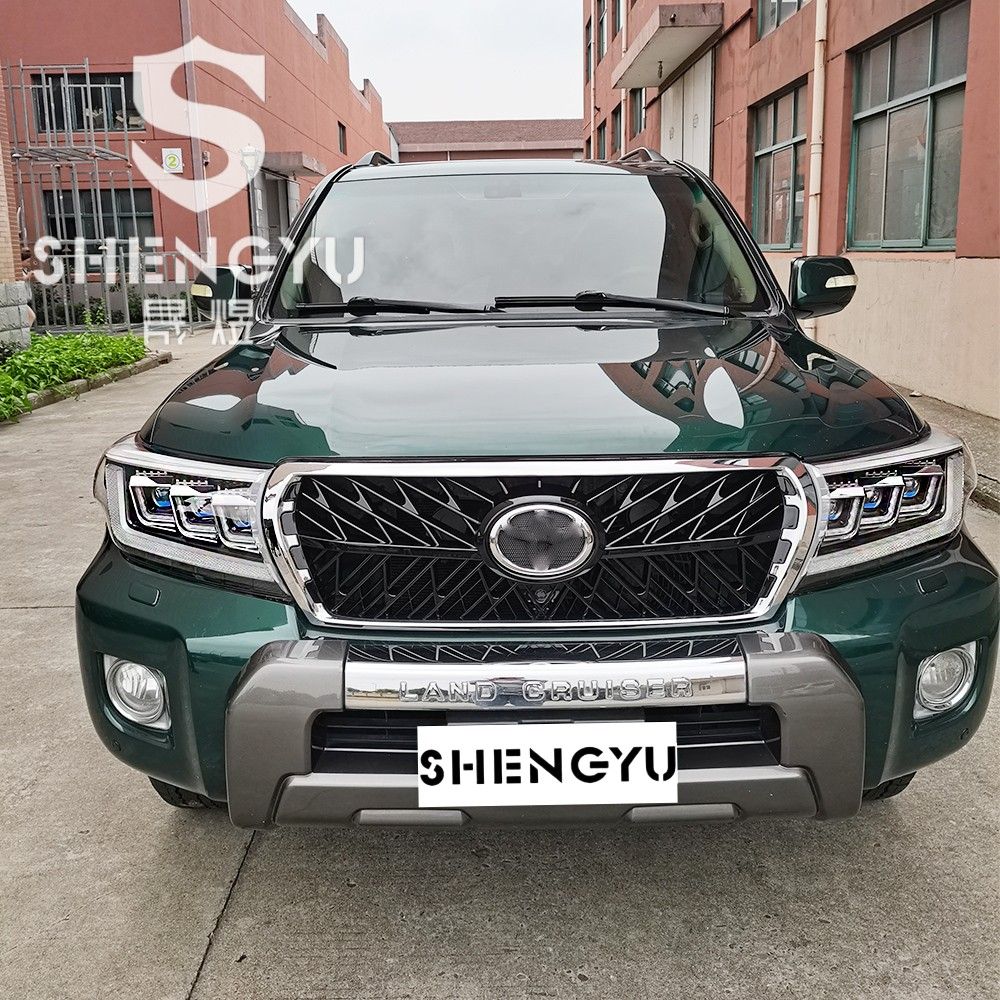 3 Lens LED Headlights Suitable for Toyota Land Cruiser 2008-2015 Old to New Modified Headlights Car Accessories Auto Car Parts