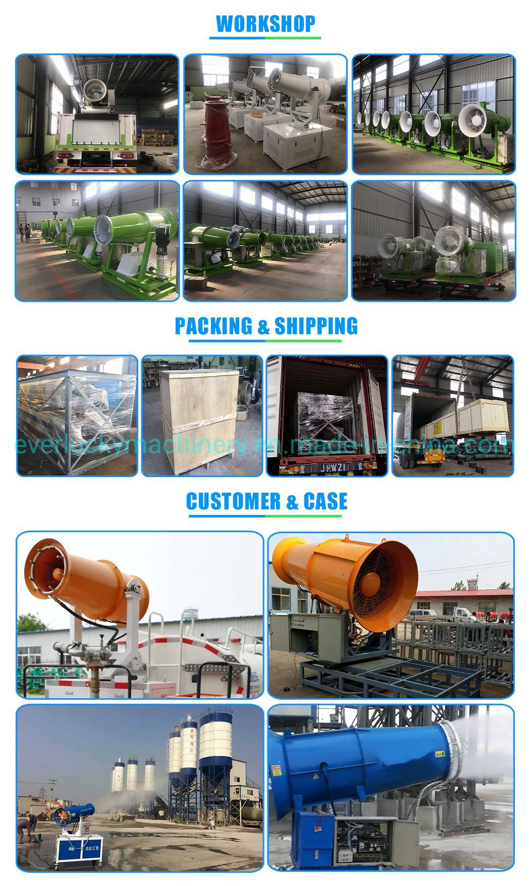 50m Water Blower Mist Spray Machinery for Forestry Form Factory Supply with Best Price