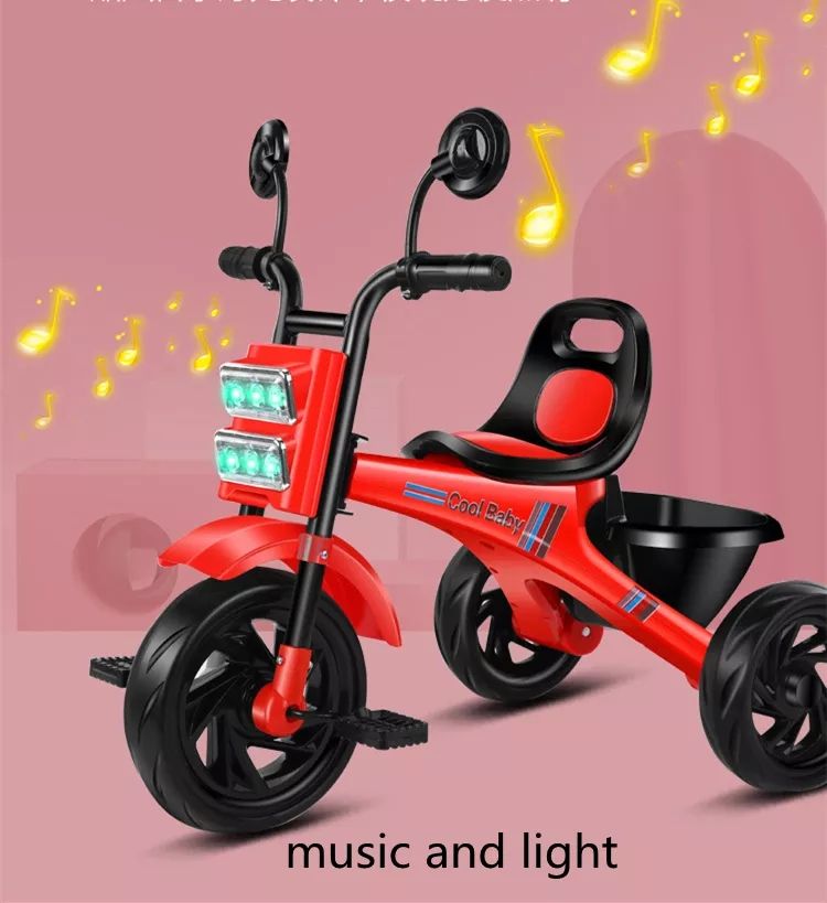 Factory Wholesale Cheap New Design PP Plastic Ride on Car for Baby Tricycle with EVA Wheels