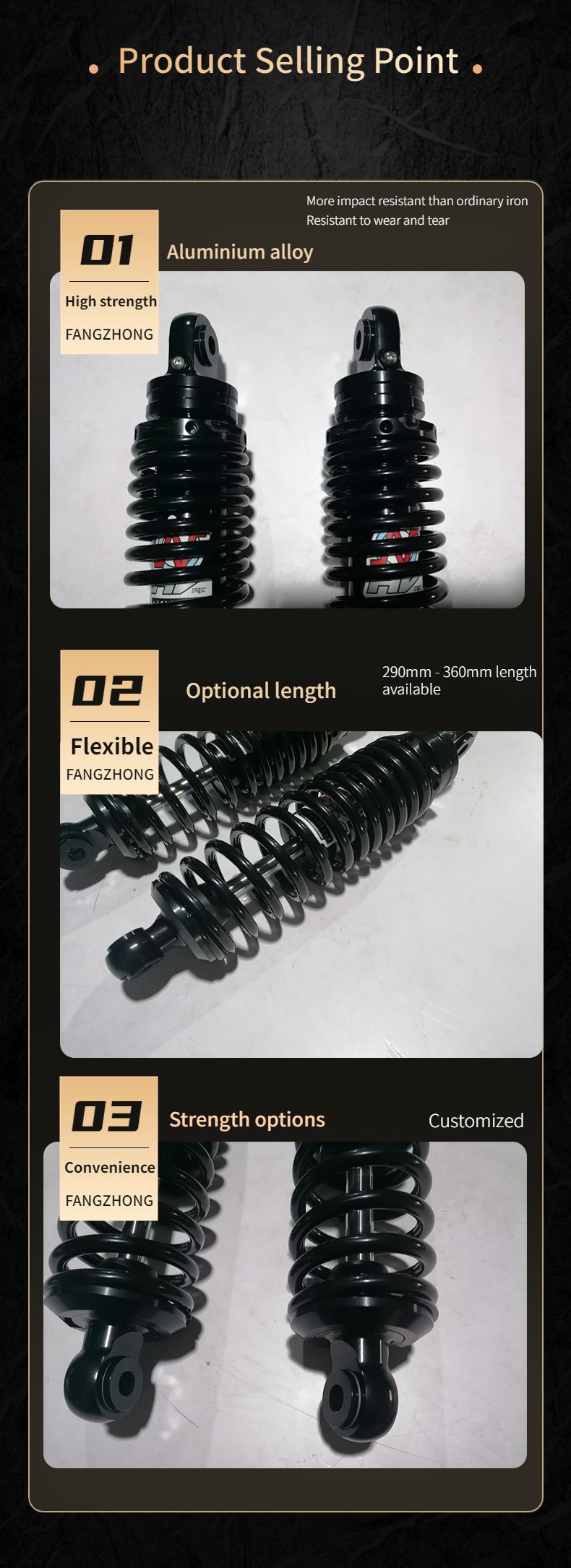 High-Quality Suit for Motorcycle Scooter Rear Shock Absorber