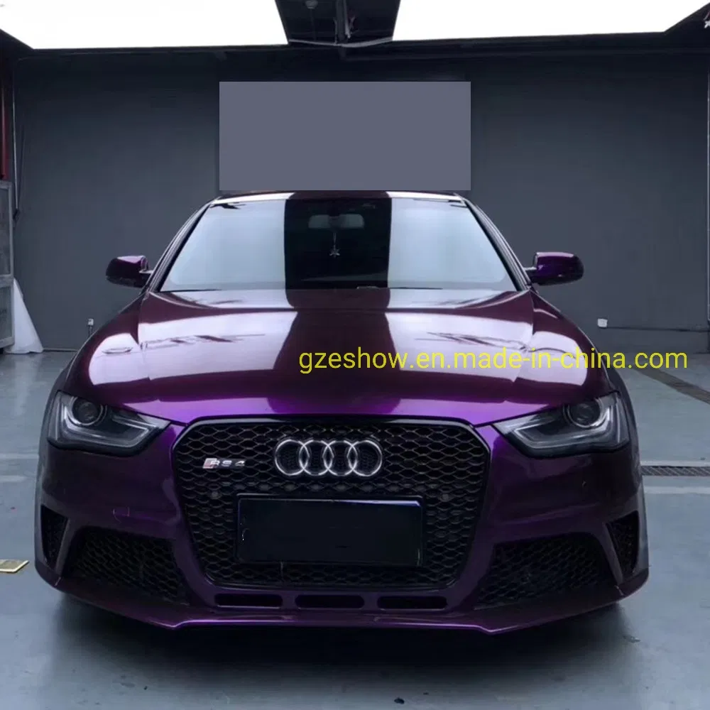 Super Glossy Metallic Purple Car Vinyl Wrap