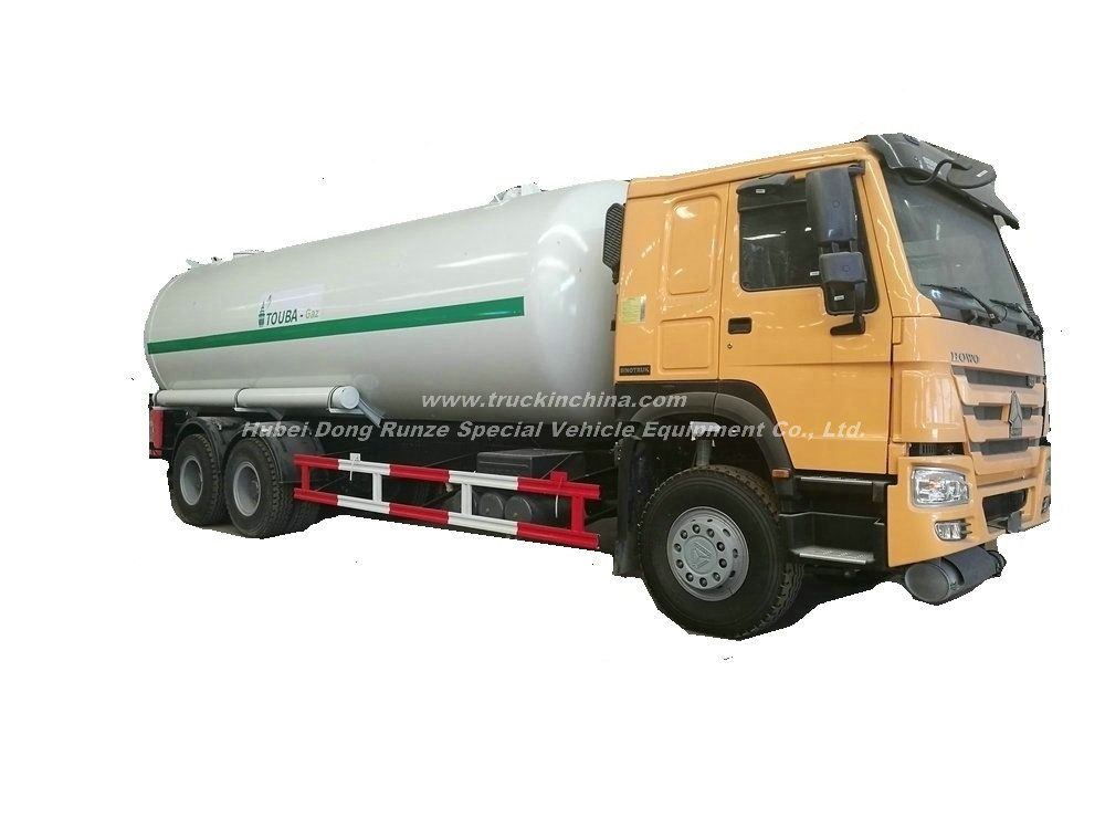 Adr/Tped 46m3 Gas LPG Road Tanker for Transport Butadiene, Butane, Butylene, R124, Trimethylene, R12, R21, R152A, Dimetlylamine, Dimethylether, Ethylamine