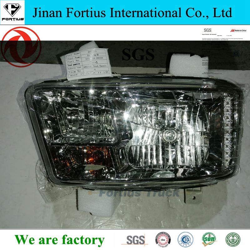 Dongfeng Dump Mining Truck (33724210-D9101) Headlamp Right Side with Bulb