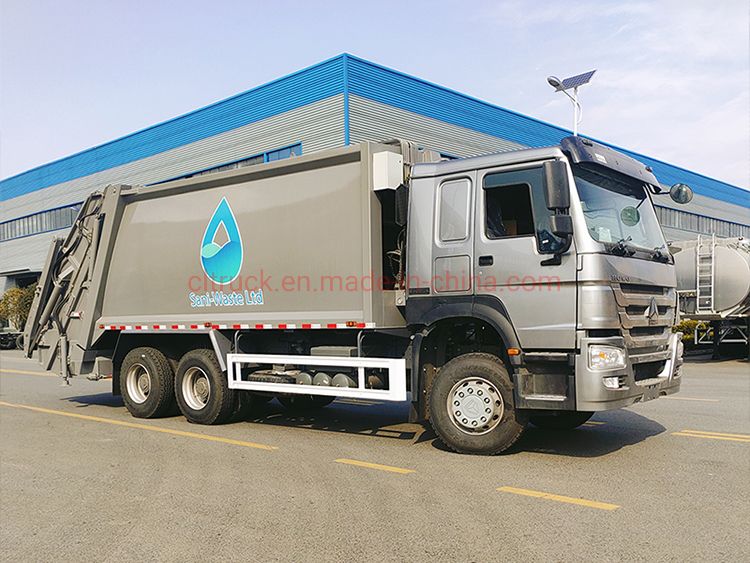 HOWO 20 M3 Refuse Compactor Truck 6X4 Garbage Transport Truck