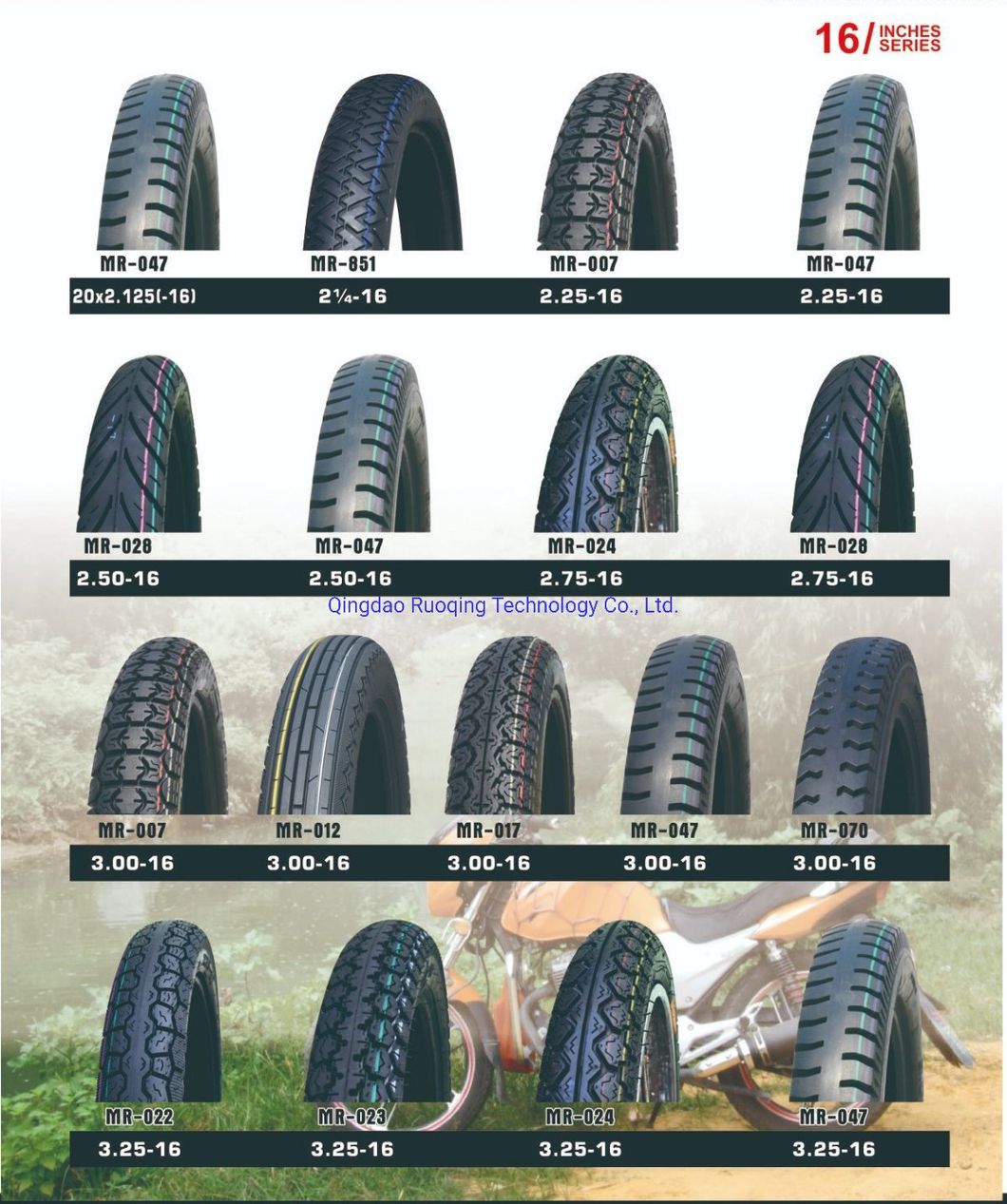 2.50-16 Tt Factory 6pr Mr028 Tubetype 40%-55% Rubber Motorcycle Utility Vehicle Motor Trike Tyre/Tire