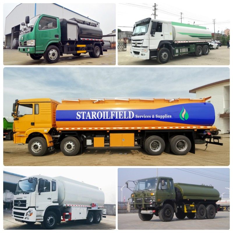 Shacman Chassis Nude or Wax Covered Deliver Gasoline Transportation Oil Fuel Petrol Diesel Tanker Truck Truck with EPA