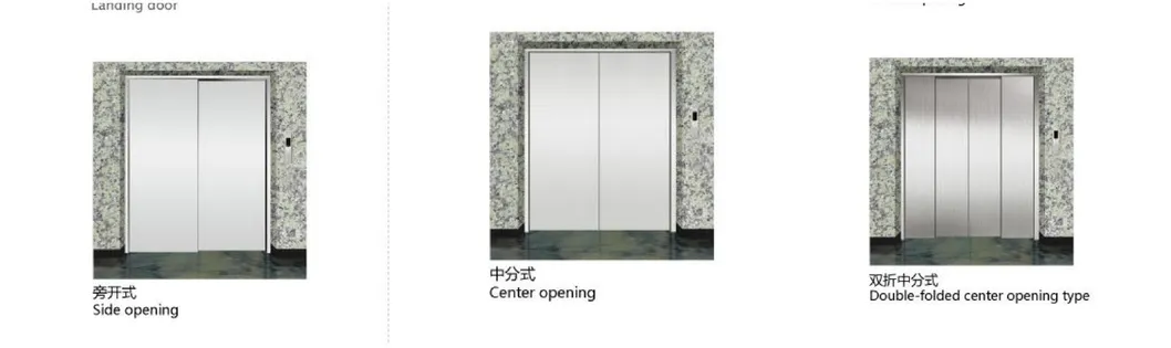 Passenger Elevator Mitsubishi Door Panels with Frame Elevator Lift Parts Home Lift Door Panels for Landing Door