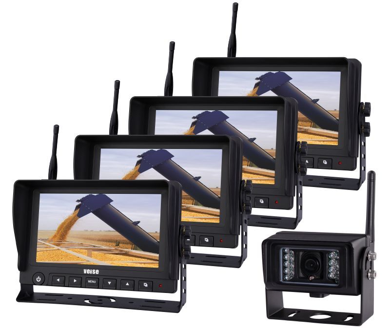 IP69K Multi-Monitor Wireless Camera System for Agriculture Machinery